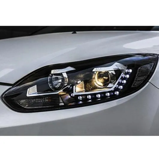LED ヘッドライト 適用: フォーカス 2012 2013 2014 二焦点 レンズ H7 キセノン ヘッド ランプ LED バルブ イン ロー ビーム AL-OO-8342 AL