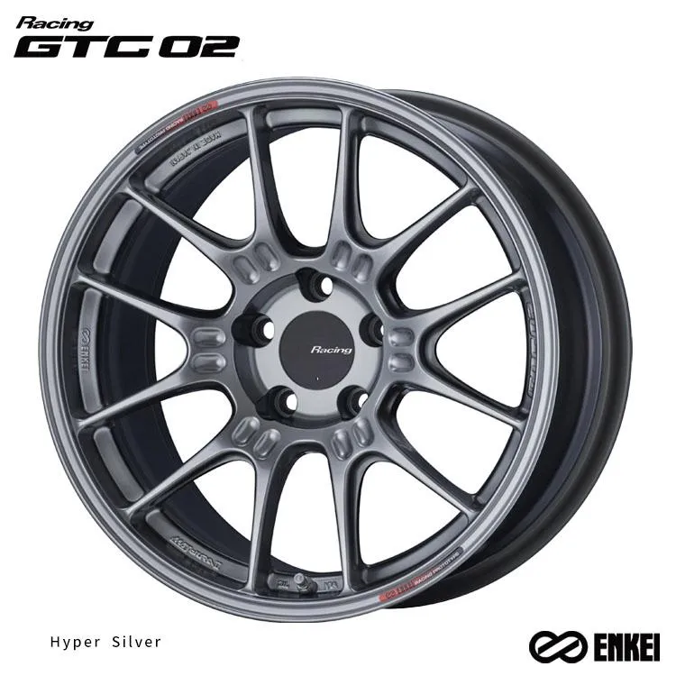 18インチ 5H112 8.5J 8.5J+43 5穴 ホイール 【4本セット 新品】  Racing GTC 02 送料無料 エンケイ