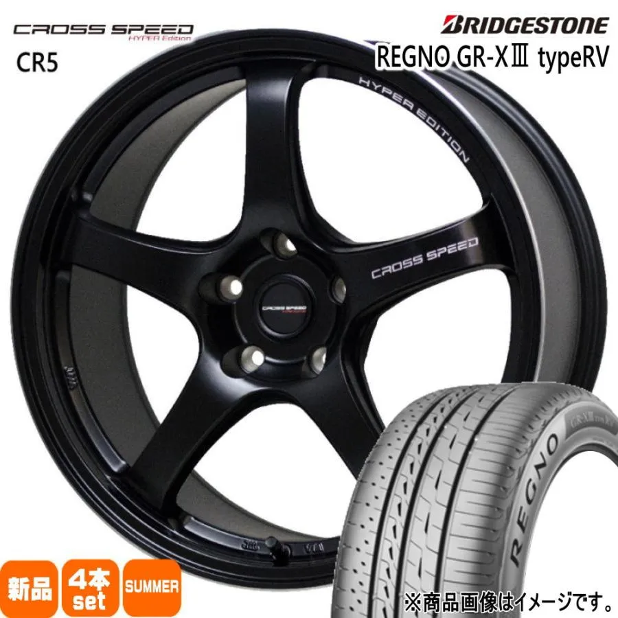 アルファード ヴェルファイア  ブリヂストン 235/50R18 101V XL REGNO GR-X3 type RV 夏用 サマータイヤ CROSS SPEED CR5