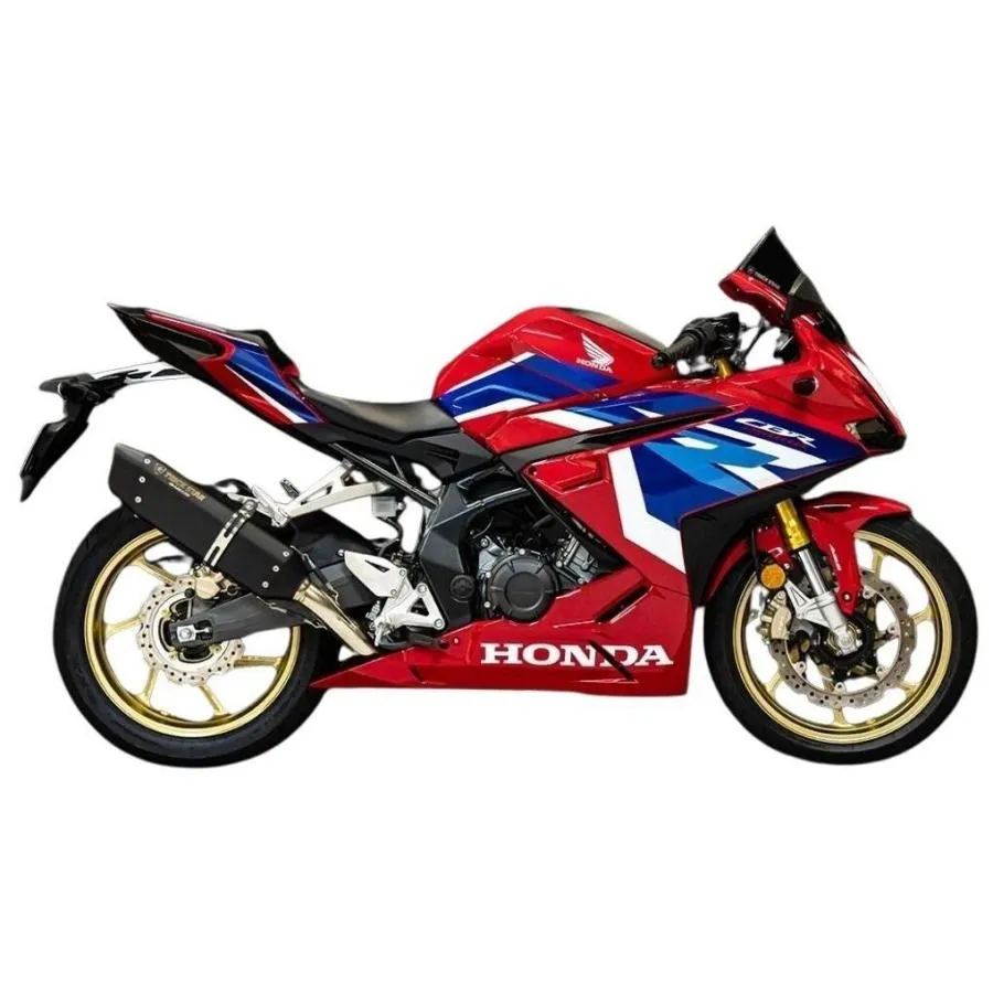TRICKSTAR トリックスター 政府認証フルエキゾーストマフラー IKAZUCHI サイレンサー：IKAZUCHI ブラックエディション(チタン) CBR250RR HONDA ホンダ マフラー