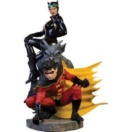 DC Statue Robin \u0026 Catwoman Batman (バットマン) Family Part 1 フィギュア おもちゃ 人形