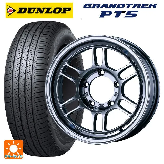送料無料 サマータイヤホイール 4本セット 215/65R16 98H ダンロップ グラントレックPT5 エンケイ オールロード RPT1 # 16-