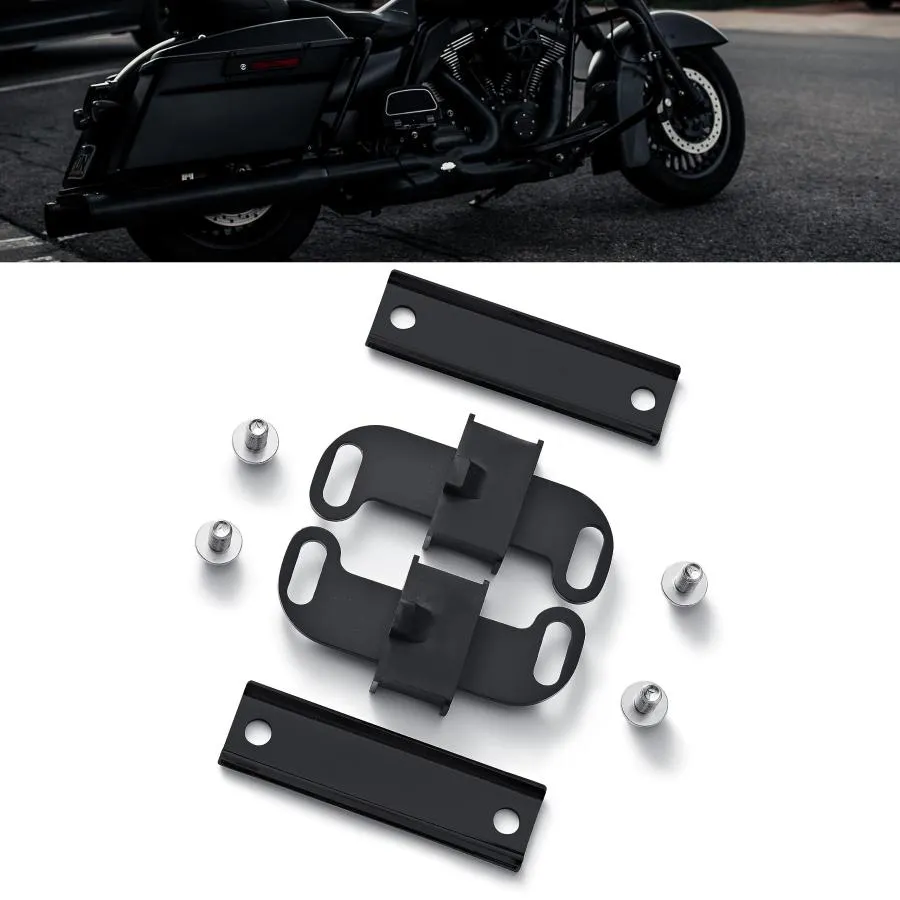 【並行輸入品】 】 Exhaust Hangers Kit for Harley Touring Muffler Mount, Including