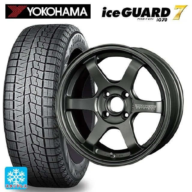 送料無料 スタッドレスタイヤホイール 4本セット 2025年製 185/65R15 88Q ヨコハマ アイスガード7(IG70) レイズ ボルクレーシ