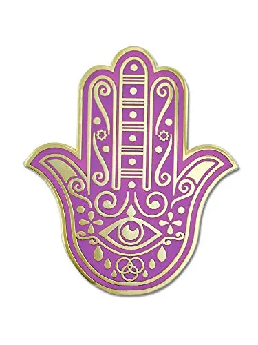 【中古】【未使用・未開封品】Pinmart  Hamsa Hand of Fatima Evil Eyeエナメルラペルピン 5