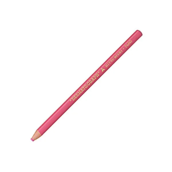 【ポイント20倍】（まとめ） 三菱鉛筆色鉛筆7600（油性ダーマトグラフ） 桃 K7600.13 1ダース（12本） 【×3セット】
