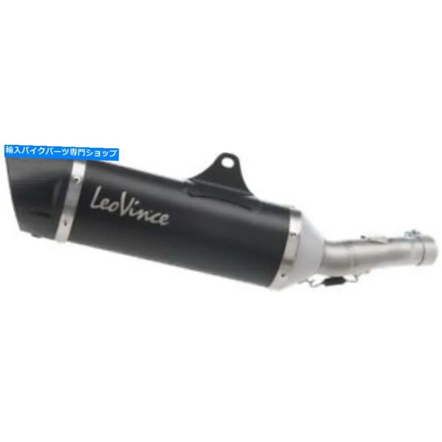 マフラー 鈴木v-strom 1000のためのLeo Vince Neroスリップオンマフラー14012 Leo Vince Nero Slip-On Muffler 14012 for Suzuki V-Strom 1000