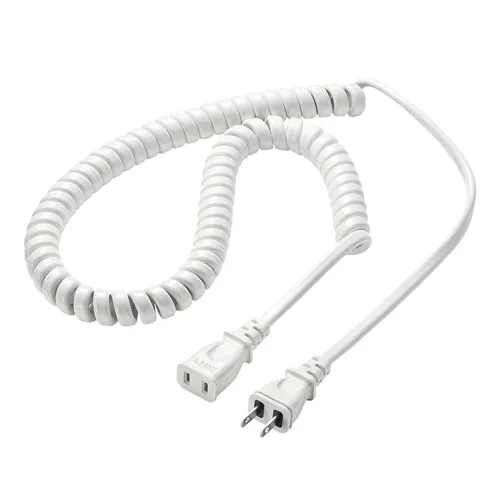 クリスマス スマホ pc パソコン パーツ 部品 LAN スタンド 情報 マウス スマートフォン OA機器 周辺 スマホ  デジタル関連  | 5個セット  サンワサプライ カール電源延長コード TAP-EXC2X5