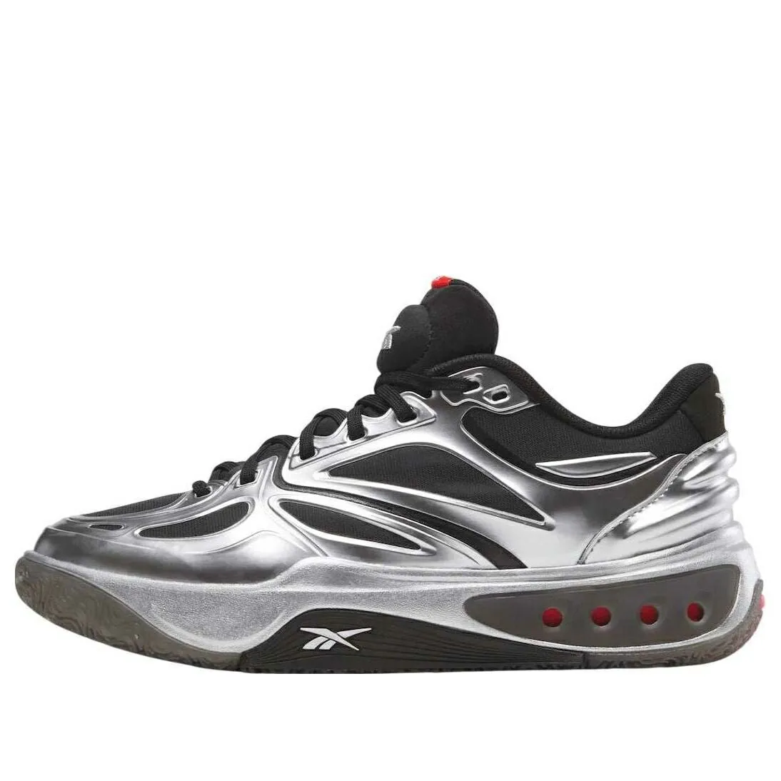リーボック 黒色 ブラック 銀色 シルバー 白色 ホワイト ILVER BLACK スニーカー メンズ REEBOK ENGINE A 100228150 / BLACK SILVER WHITE