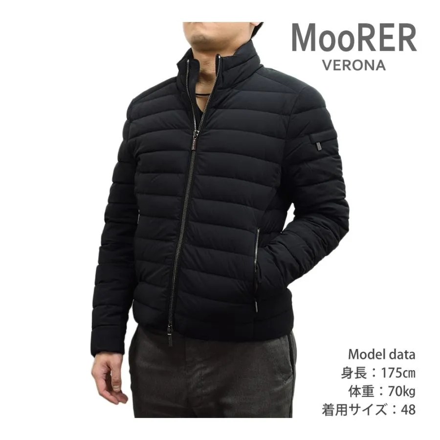 22AW ムーレー ダウン メンズ RAY-KN NERO ブラック ダウンジャケット ダウンコート MOORER