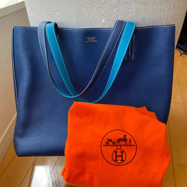 HERMES ドゥブルセンス45 トートバッグ ユニセックス