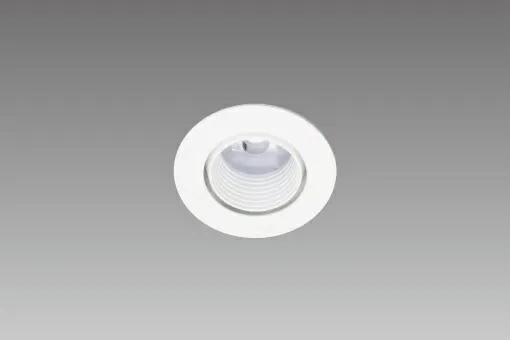ＴＥＳ ＬＩＧＨＴＩＮＧ 小口径ユニバーサルダウンライトクーパー TDUQシリーズ 調光 配光角15° 埋込穴φ50mm 4.8W 白色4000K 177lm 本体：白（ホワイト） TDUQ-5MW-40D