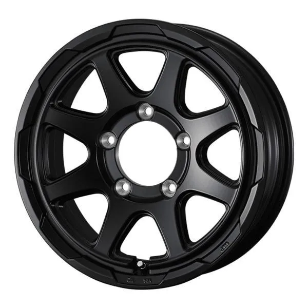 個人宅可 スタットベルク 15x6.0 6H 139.7 +33 セミマットブラック / 15インチ ホイール1本 STADTBERGE Weds ウェッズ