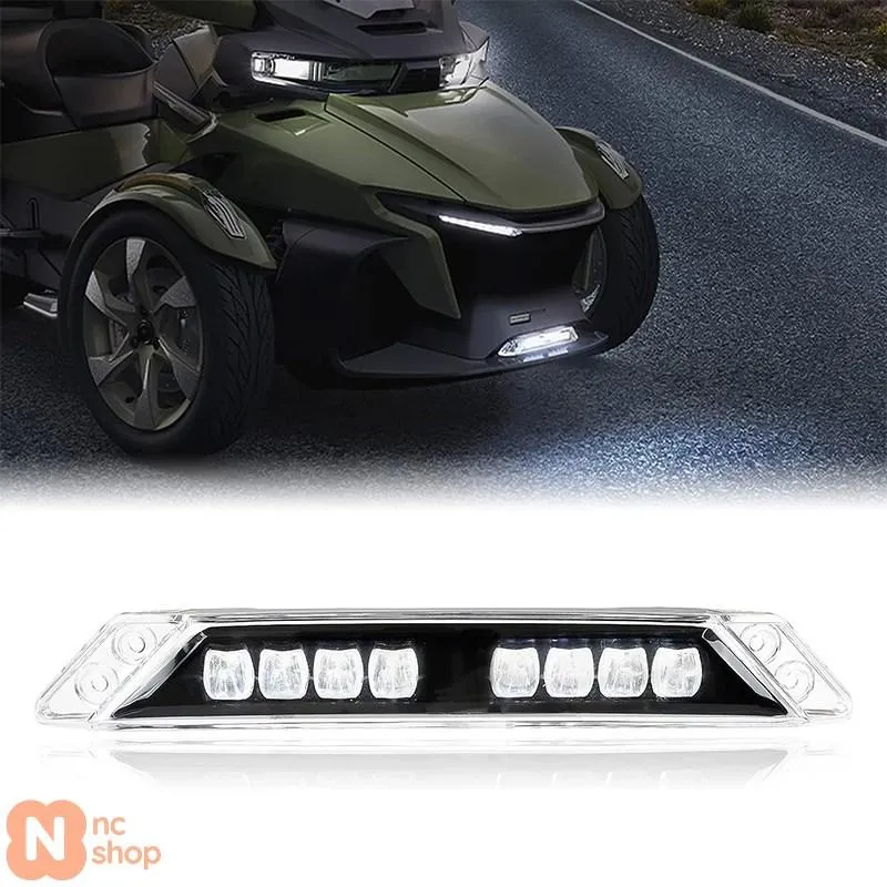 【並行輸入品】LEDバー補助ライトキットライトホワイトクリア SPYDER RT 2020 2021 2022用アクセサリー