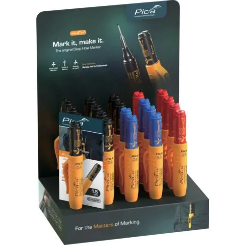 ピカマーカー 深穴細字インクマーカーInk 箱入りセット [1502003] 1502003  販売単位：1 送料無料