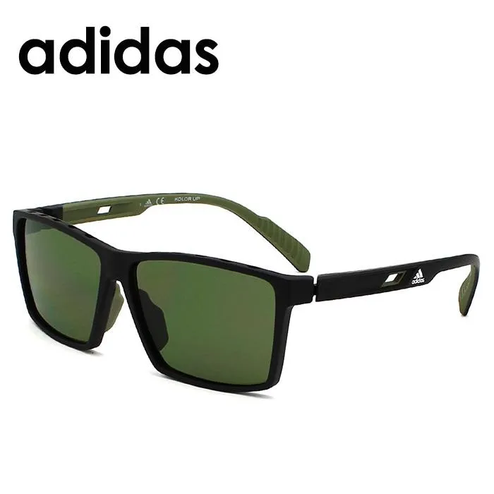 adidas アディダス サングラス UVカット スポーツサングラス アジアンフィット メンズ レディース ユニセックス SP0034F-02N-60 爆買