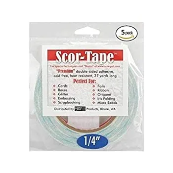 【中古】【輸入品・未使用】Scor-Tape 0.6cm X 27yds (5 Rolls)