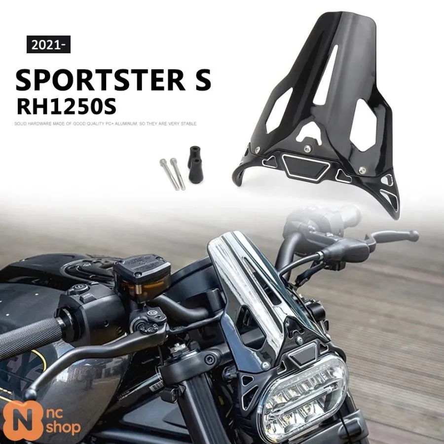 【並行輸入品】ウインドシールド 2021年〜2024年用 ウインドスクリーン スポーツスターS RH1250S用 バイクアクセサリー
