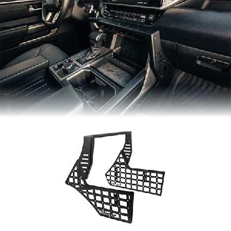 Rago Fabrication Center Console Molle Panels ＆ Device Bridge for The 2022-2023 Toyota Tundra | Mount for Pouches, Med-Kits, Tools, Holsters ＆ Other