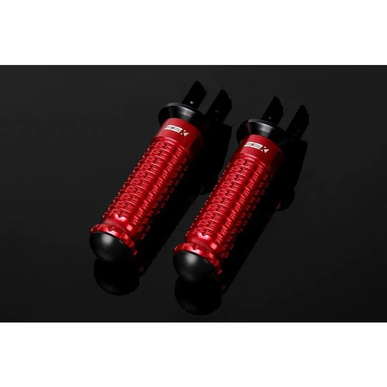 エスエスケイ スピードラ SSKSPEEDRA アルミ削出ステップスタンダードライダー 取付部カラー:ブラック ステップバーカラー:レッド 取寄品