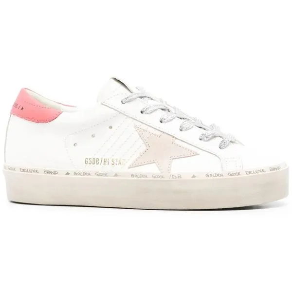 Golden Goose ゴールデングース レディース スニーカー Golden Goose Hi-Star White Coral (Women's) 【サイズ US_5(22.0cm)】White/Coral