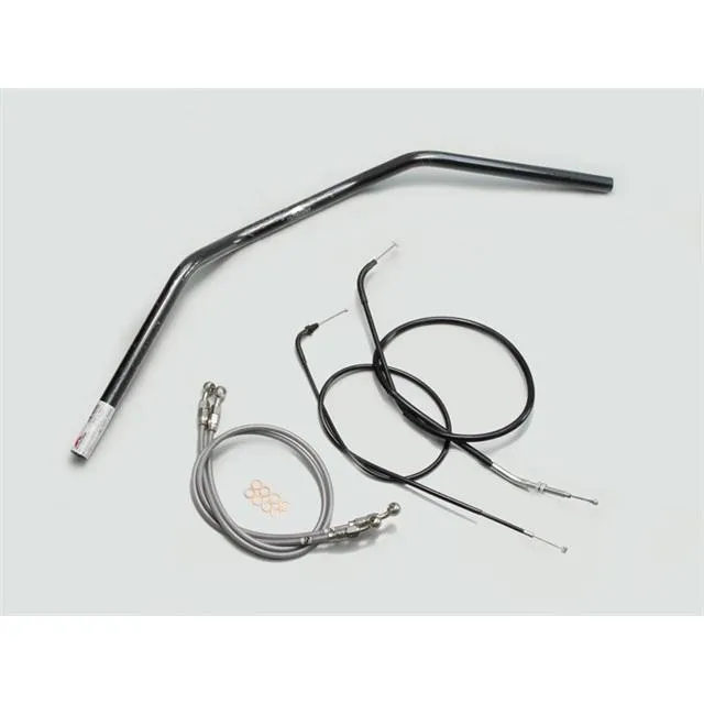 要納期確認 HURRICANE ハリケーン トラッカーLOW ハンドルSET CB400SF(~98 NC31) ブラック H010-043B