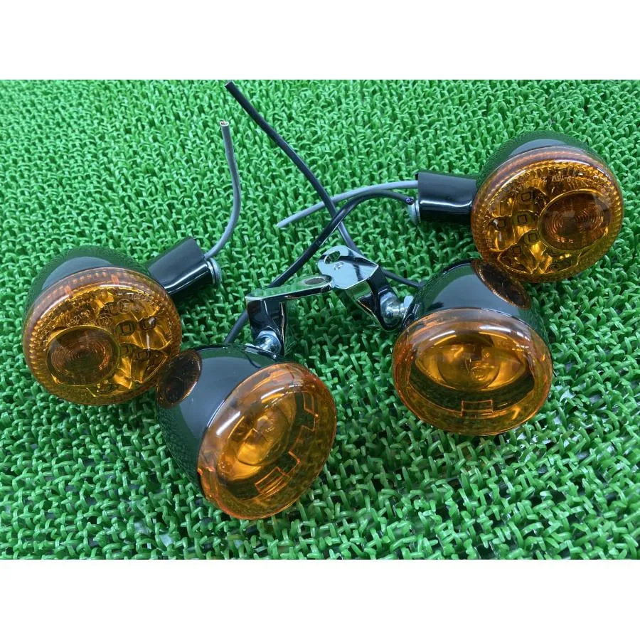 FLSTFB1580 ウインカー 001254 ハーレー 純正 中古 バイク 部品 ファットボーイロー 4個セット 修復素材に 割れ欠け無し 車検 Genuine 91