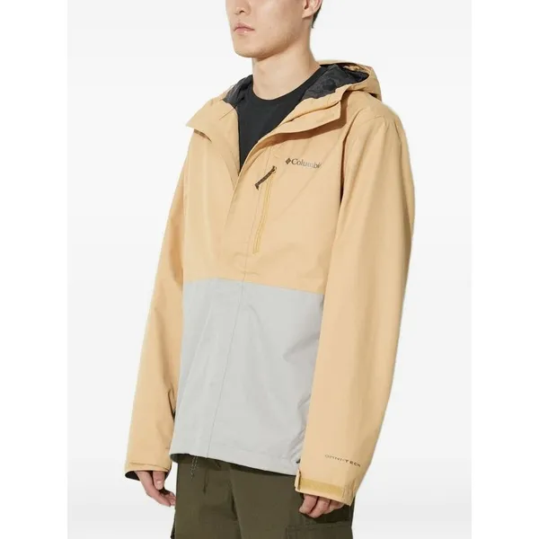 コロンビア メンズ ジャケット＆ブルゾン アウター Two-tone hooded jacket Yellow