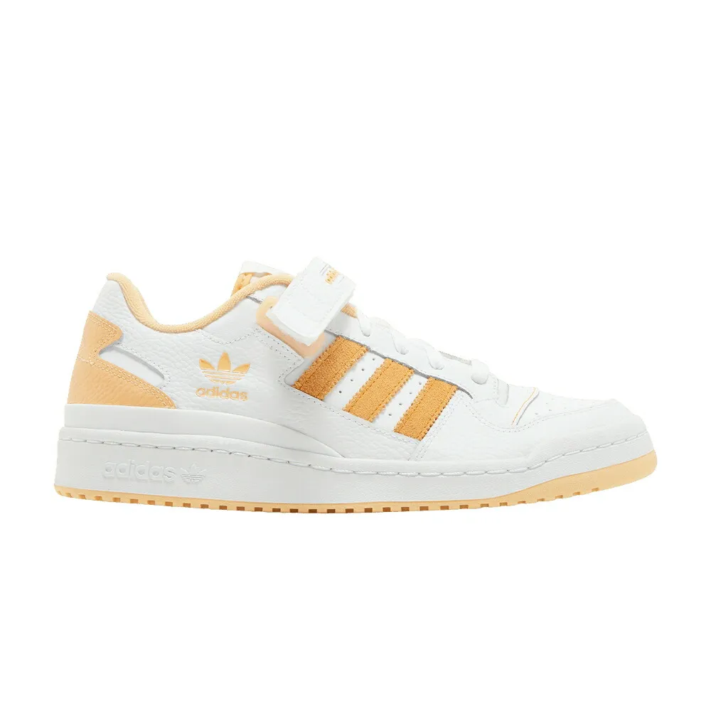 アディダス フォーラム 白色 ホワイト 橙 オレンジ WHITE AMBER スニーカー メンズ ADIDAS FORUM LOW PULSE / CLOUD WHITE PULSE AMBER ORANGE