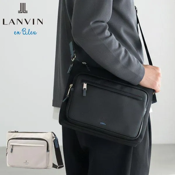 最大51%★5/28迄 ランバン オン ブルー ショルダーバッグ メンズ レディース 斜めがけバッグ LANVIN en Bleu ブランド 小さめ ドレッセ B5 515112