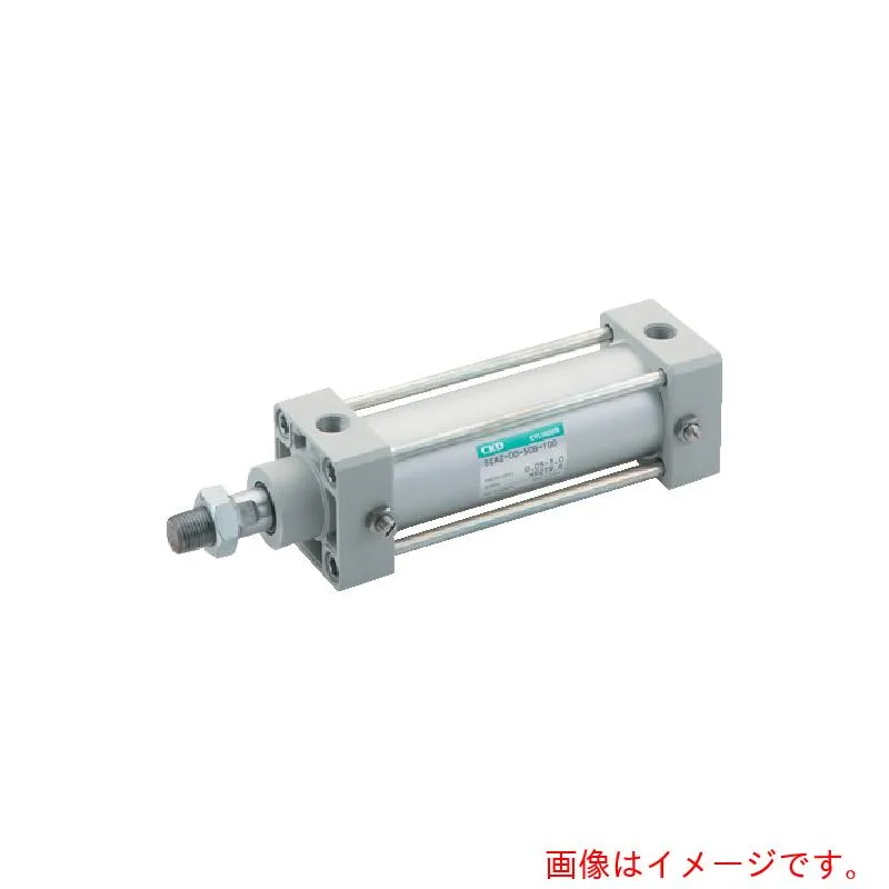 CKD エアシリンダ セレックスシリンダ 基本形 チューブ内径４０ ストローク７５ ＲＣねじ 両側エアクッション 【品番：SCA2-00-40B-75】