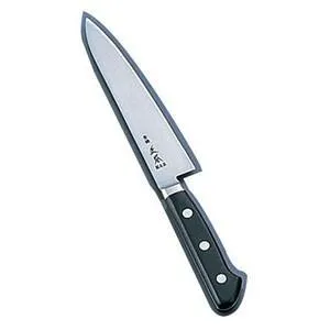 正本 ハイパーモリブデン鋼 ツバ付 ペティナイフ 両刃 15cm