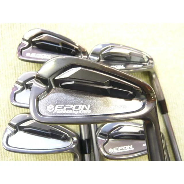EPON☆エポン AF-507 BK アイアン 6本セット (6I-P.A) フジクラ NEW MCI 60(R) 中古美品 カラーカスタム 限定 ブラック *MP@1*Q*116