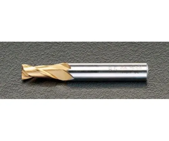 エスコ 12.5x 90mm ｴﾝﾄﾞﾐﾙ(TiN coat･Co-HSS/2枚刃) 入数:1本 EA824RA-12.5