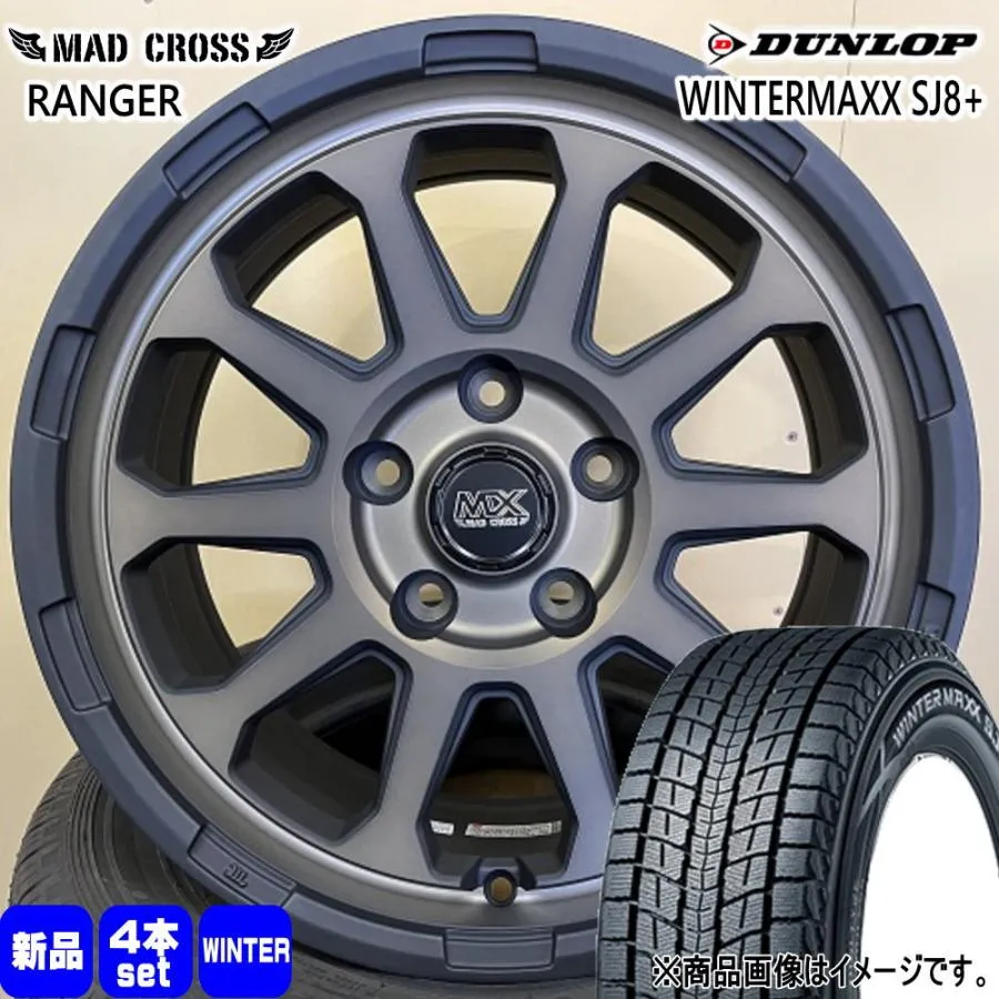 トヨタ RAV4 /三菱 デリカD5  ダンロップ 235/65R17 108Q XL WINTERMAXX SJ8+ 冬用 スタッドレスタイヤ MAD CROSS RANGER