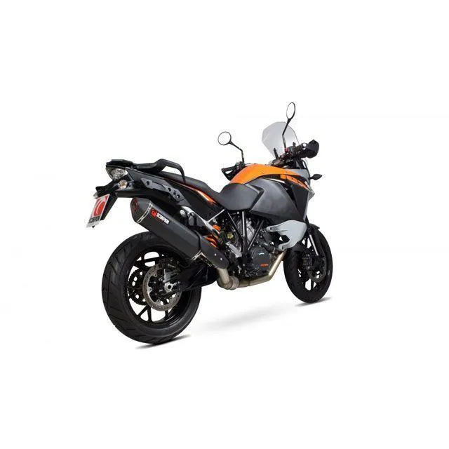 SCORPION 1050 Adventure マフラー本体 Serket スリップオン ブラックセラミックコーティングスリーブ KTM Adven…