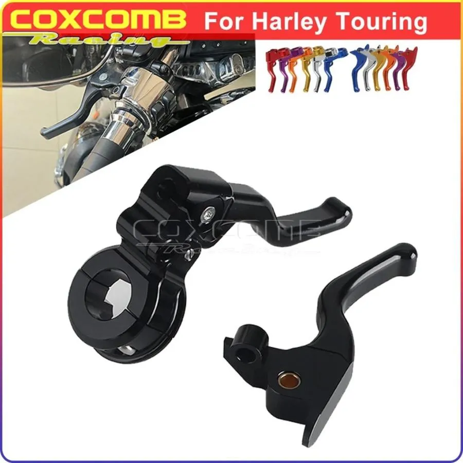 【並行輸入品】簡単-バイクブレーキレバー ハーレーツーリング用ハンドルバーコントロールレバー ロードキング flhr flhp flhrxs 2021-2024