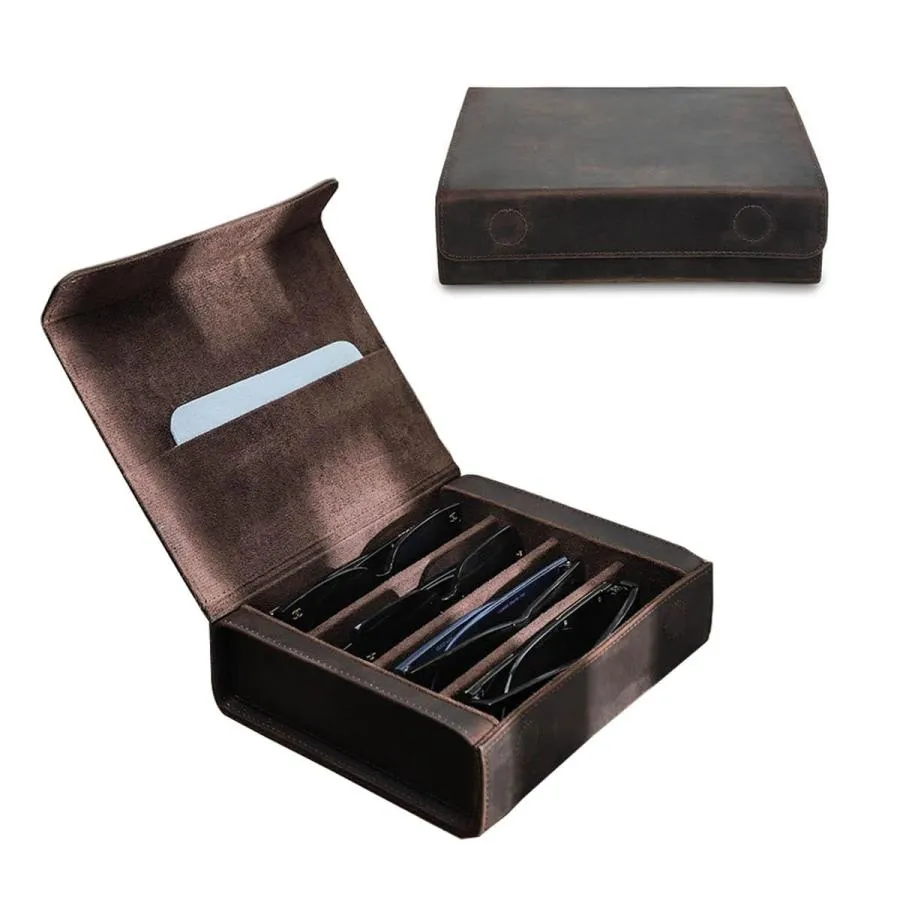 【並行輸入品】ERICSF Sunglasses Storage Case Eyeglasses Travel Case for Men an