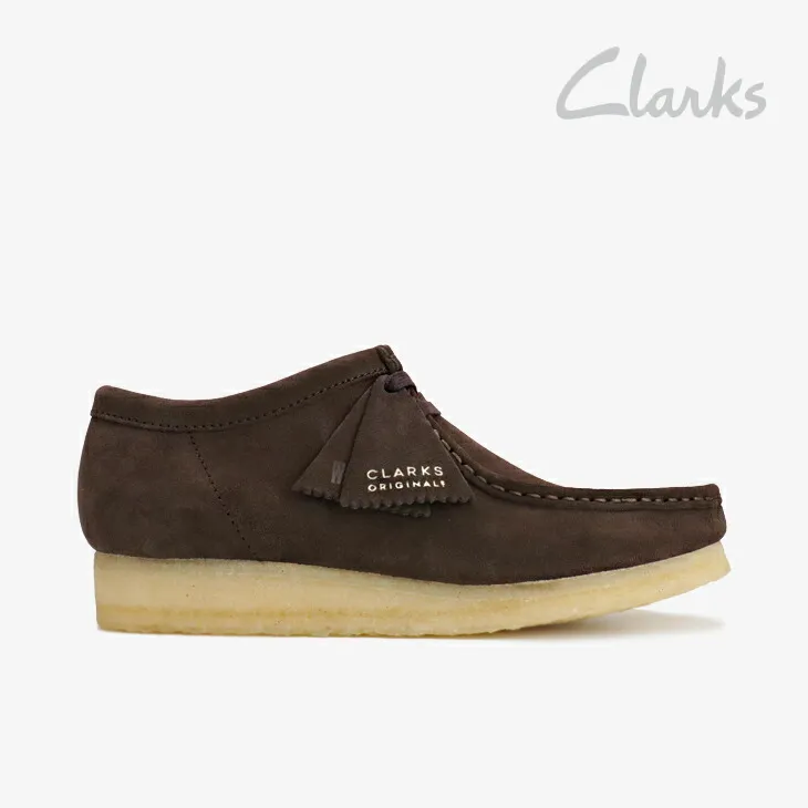 ・CLARKS｜Wallabee Suede/ クラークス/ワラビー スエード/ダークブラウン #