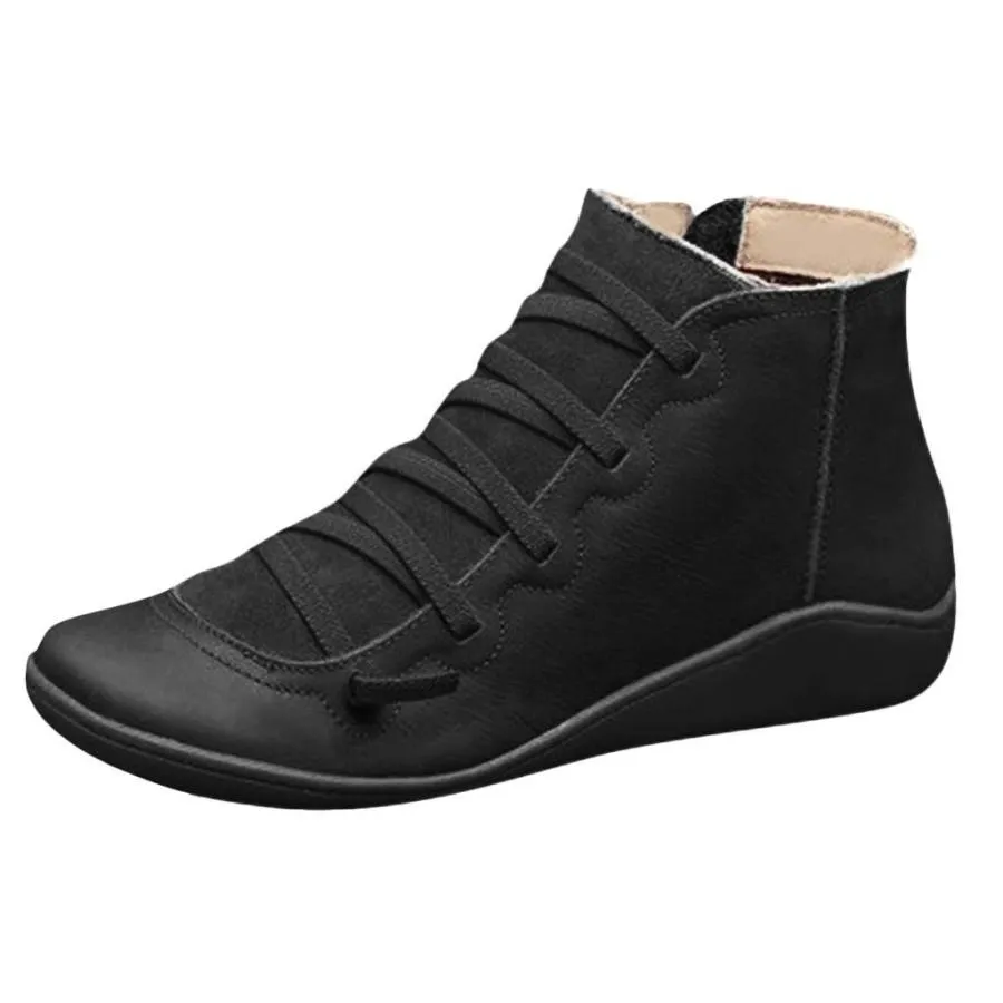 【並行輸入品】AMDBEL Womens Boots Ankle,Cowboy Boots For Women Square Toed Boo