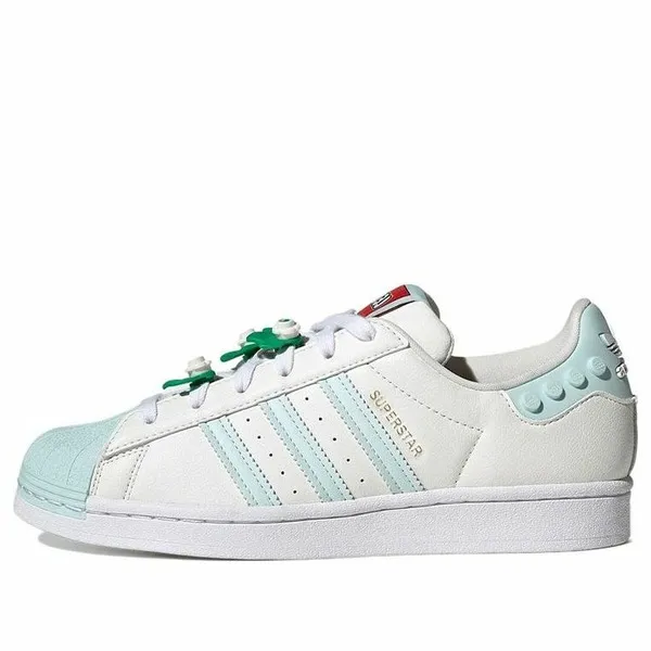 adidas アディダス レディース スニーカー  【(WMNS) adidas LEGO x Superstar Clear White Ice Mint GX7206】  サイズ US_W_10