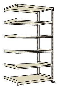 【直送】サカエ(SAKAE) ラークラック（１５０ｋｇ／段・連結・高さ２１００ｍｍ・６段） RLW-2346R