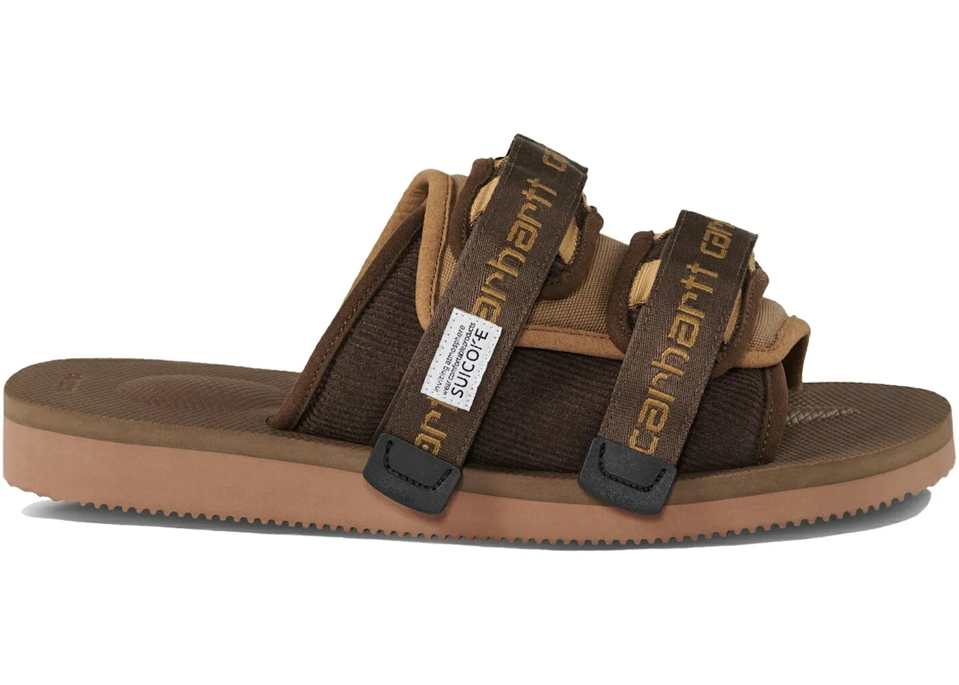 スイコック 茶色 ブラウン スニーカー ユニセックス SUICOKE MOTO CARHARTT WIP HAMILTON BROWN / HAMILTON BROWN メンズ