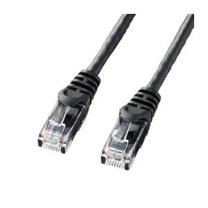 【ポイント20倍】(まとめ)サンワサプライ カテゴリ6UTPLANケーブル LA-Y6-005BK【×10セット】