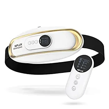 【中古】【非常に良い】NIPLUX WAISTUPLUS 腰 EMS 温熱 腰ベルト リフレッシュ 株式会社日創プラス ニップラックス 6種類モード 3段階ヒーター 16段階レベル コードレス
