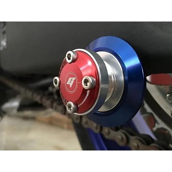 Go Works ゴーワークス オートバイスタンドスプールM10 カラー：ブルー／ゴールド／ブルー スタンドフック フレーム