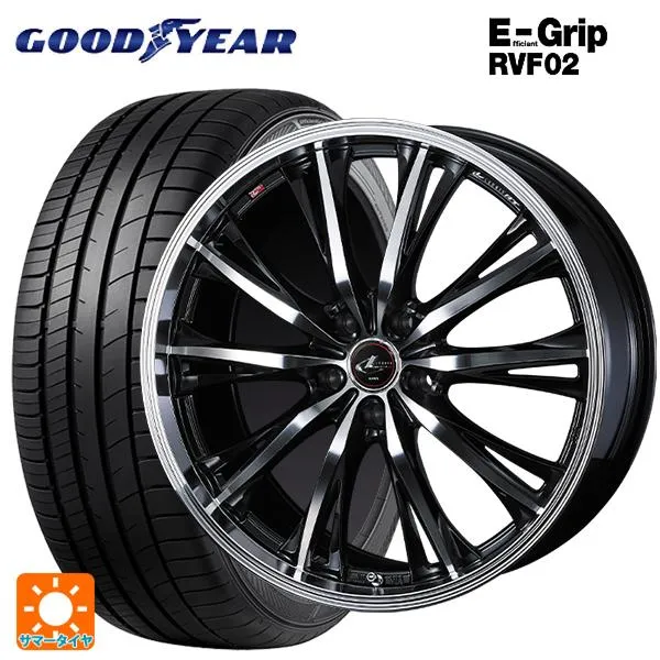 ミツビシ デリカD5(3DA系)用 225/55R18 102V XL グッドイヤー エフィシェントグリップ RVF02 レオニス RT