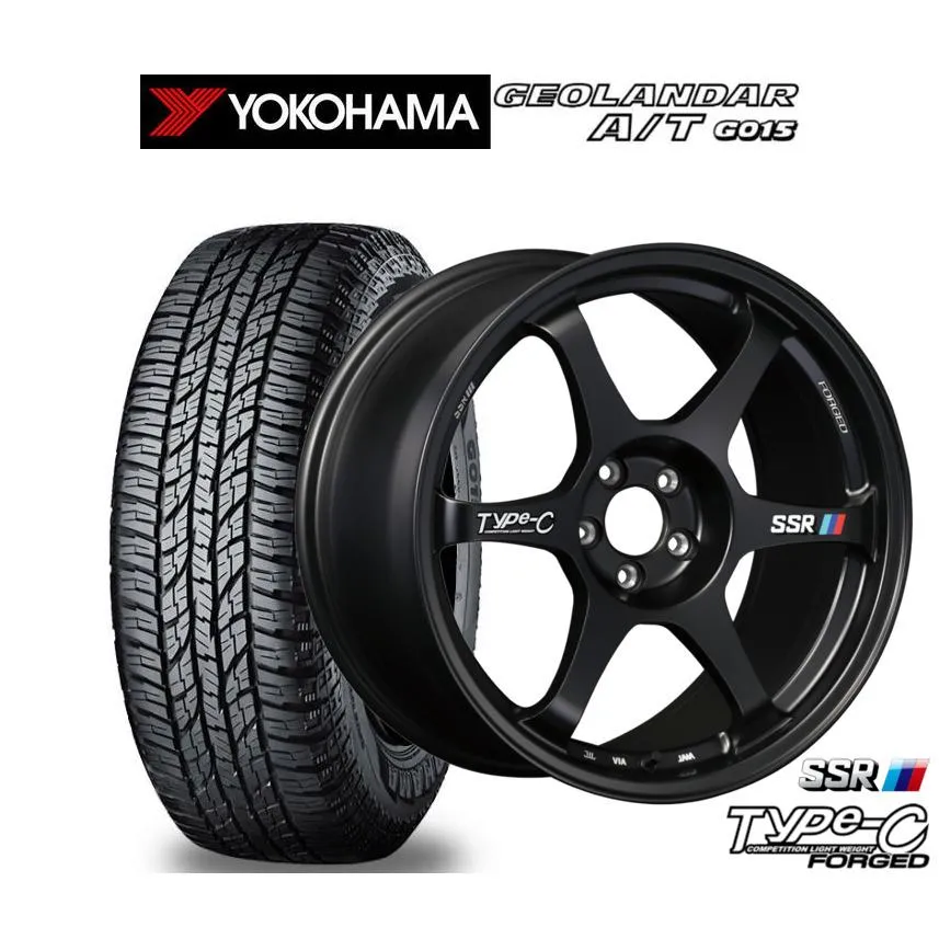 オフロードタイヤ ホイール4本セット タナベ SSR Type-C FORGED ヨコハマ GEOLANDAR ジオランダー AT(G015) 255/55R18