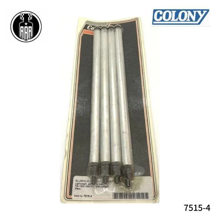 アルミ合金 チューブラー プッシュロッド ハーレーダビッドソン 1953-65年 油圧リフター 7515-4 Colony コロニー