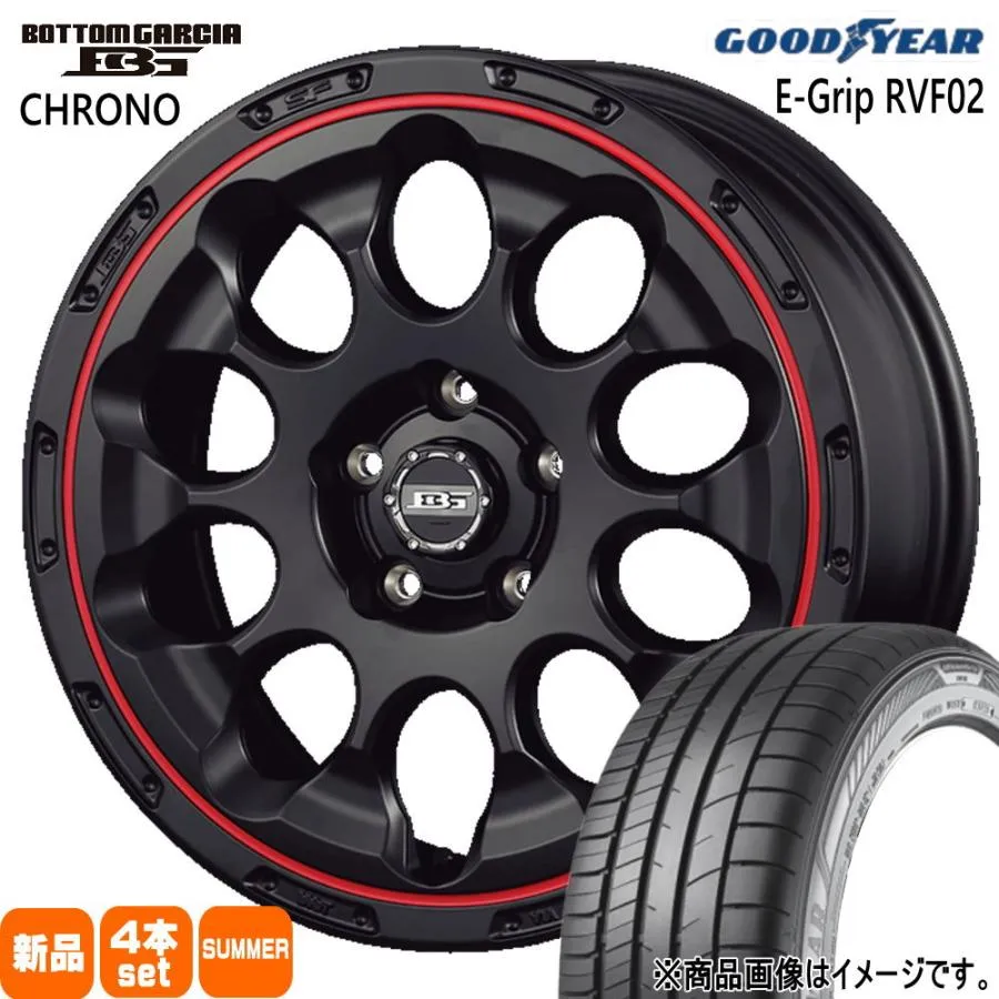 マツダ CX-30 /トヨタ CH-R ヤリスクロス グッドイヤー 215/60R17 100H EfficentGrip RVF02 夏用 サマータイヤ BOTTOM GARCIA CHRONO 17インチ